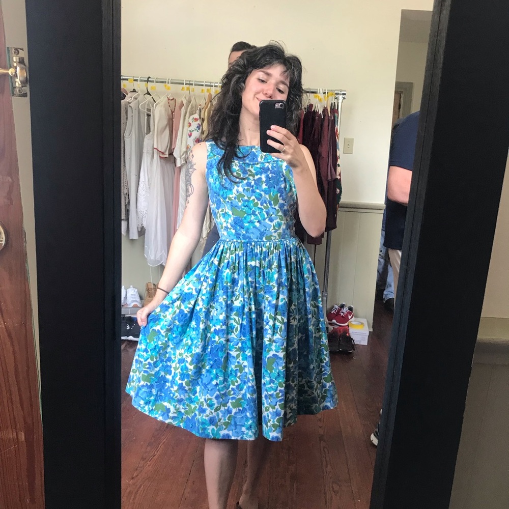 Vintage floral dress